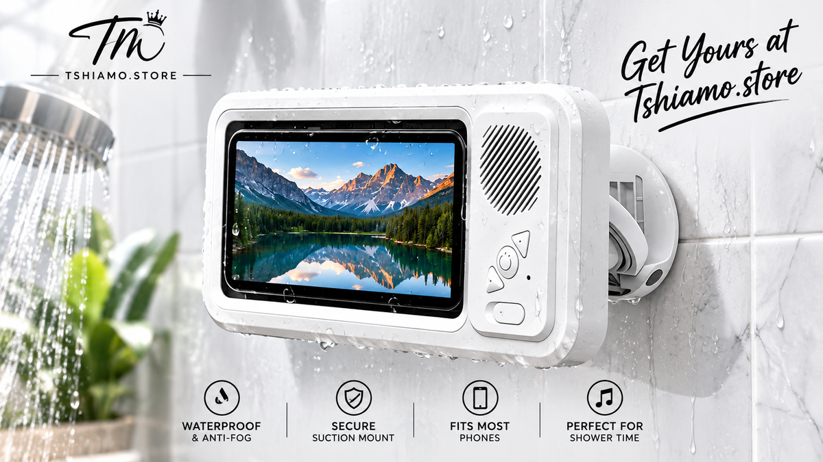 Waterproof Anti-Fog Shower Phone Holder