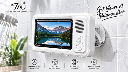 Waterproof Anti-Fog Shower Phone Holder