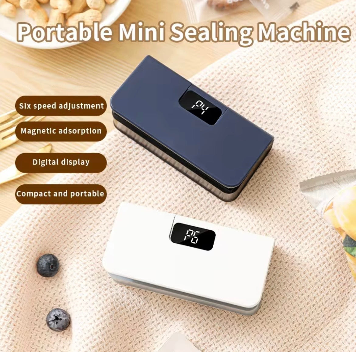 2-in-1 Rechargeable Bag Sealer & Cutter